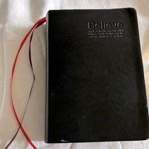 Thick Black Journal Gold Edge Cream Premium Blank Paper Unlined Pages Hardcover